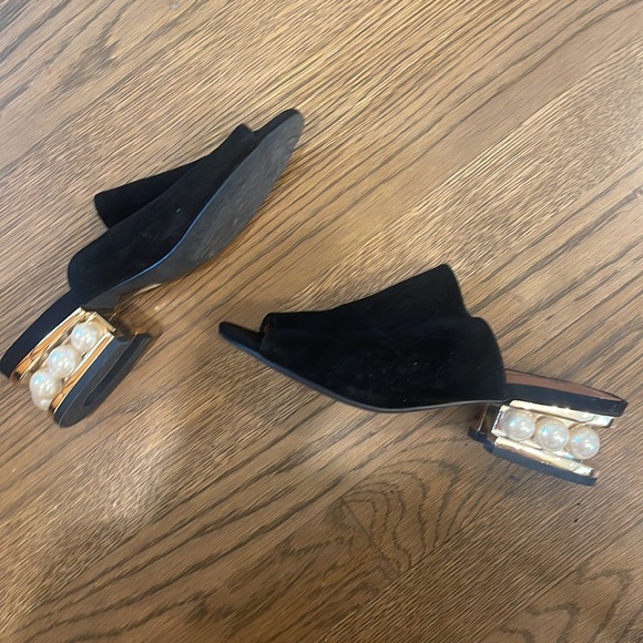 JEFFREY CAMPBELL PEARL STUDDED MULE SANDALS - Picture 7 of 8